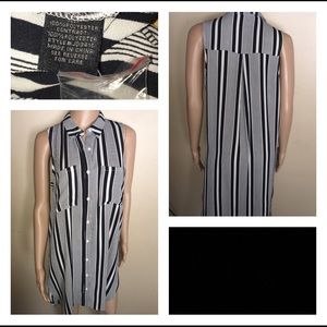 Black & White Striped Dress